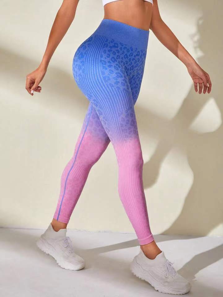 BUYCO Female Leopard Print Quick-dry Fit Leggings