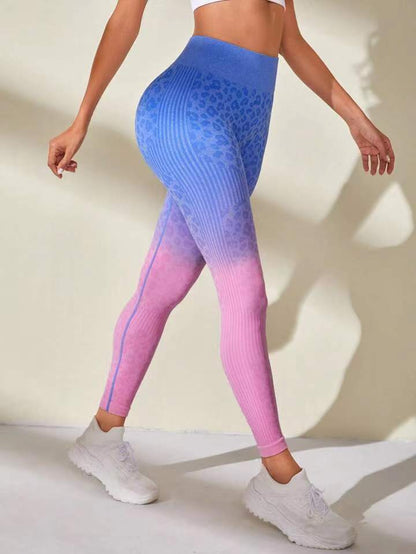BUYCO Female Leopard Print Quick-dry Fit Leggings