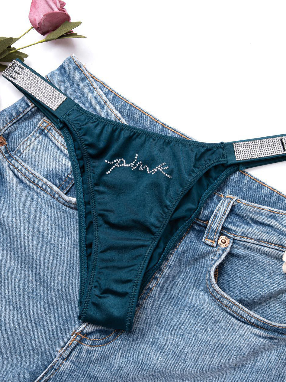 BUYCO Female V Back Dazling Diamond Panties
