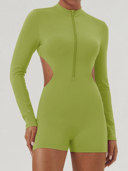 BUYCO Female Zipper Cutout Romper