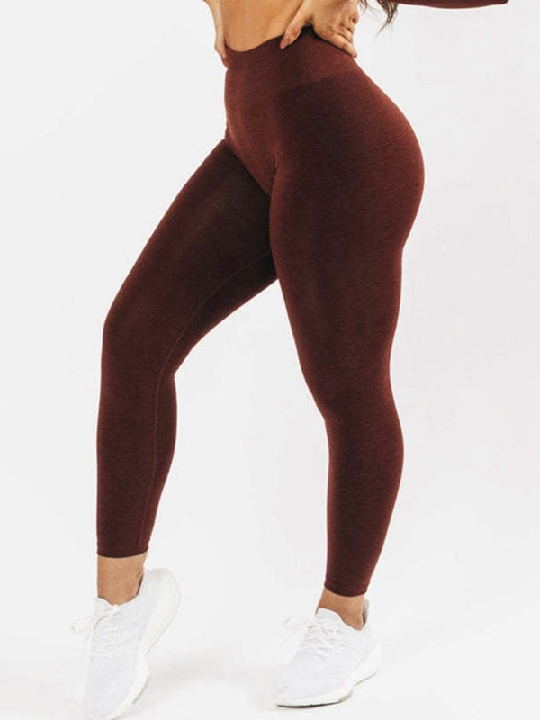 BUYCO Female Ruched Back Quick-dry Seamless Leggings
