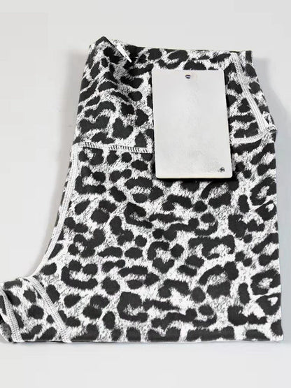 BUYCO Female Fitted Leopard Print Hip-lift Leggings