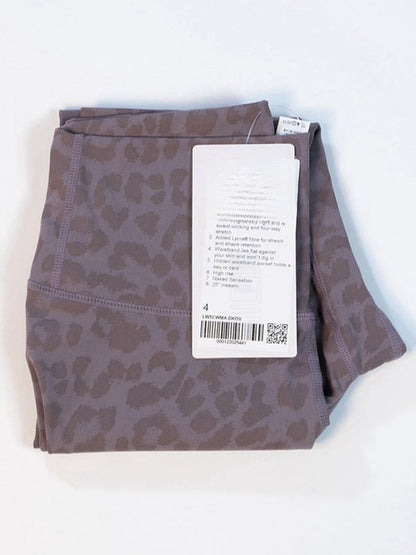 BUYCO Female Fitted Leopard Print Hip-lift Leggings