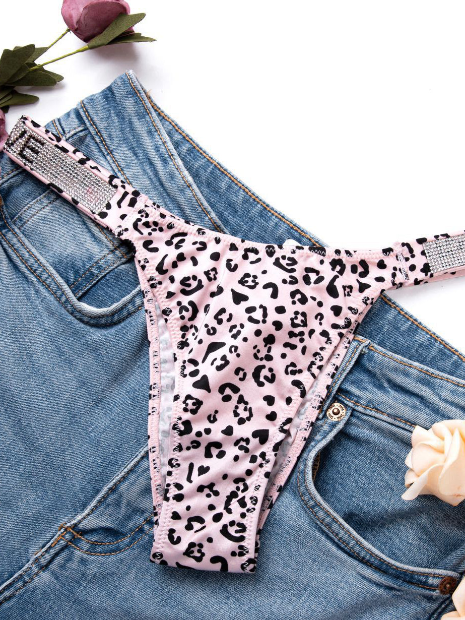 BUYCO Female V Back Dazling Diamond Panties