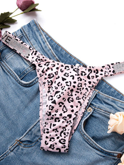 BUYCO Female V Back Dazling Diamond Panties