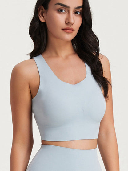 BUYCO Female Second Skin Seamless Cross Back Sports Bras