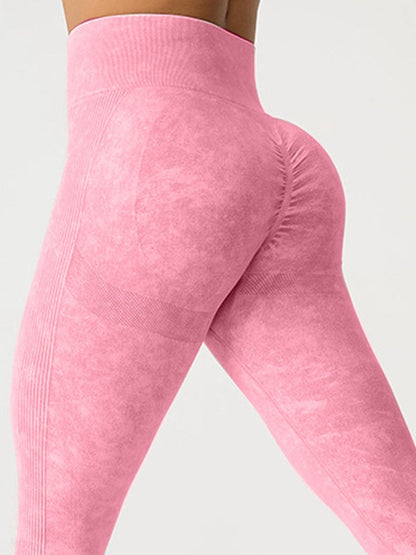 BUYCO Female Denim Ruched Back hip-lift Leggings