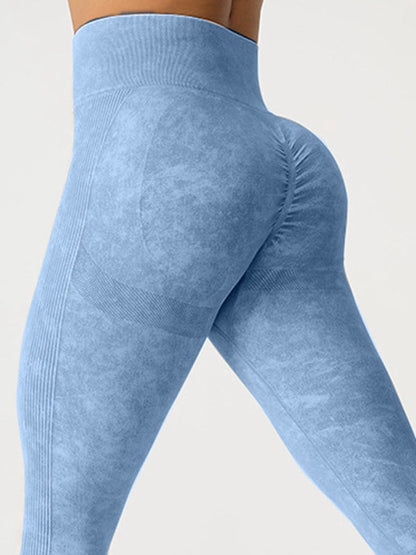 BUYCO Female Denim Ruched Back hip-lift Leggings