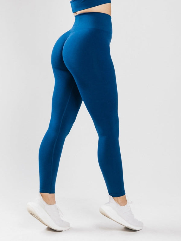 BUYCO Female Ruched Back Quick-dry Seamless Leggings