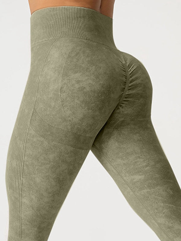 BUYCO Female Denim Ruched Back hip-lift Leggings