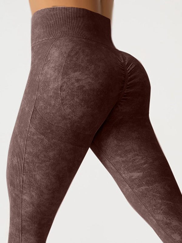 BUYCO Female Denim Ruched Back hip-lift Leggings