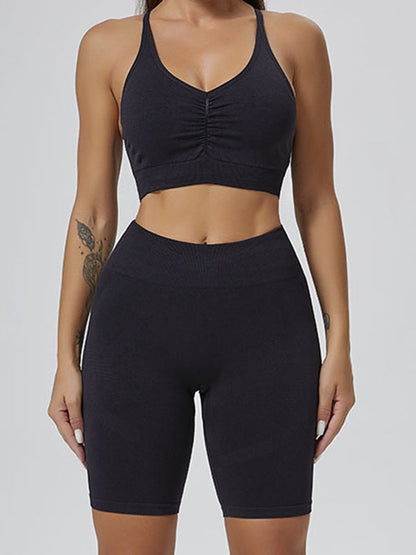 BUYCO Female Elastic Tight Folds Tracksuit