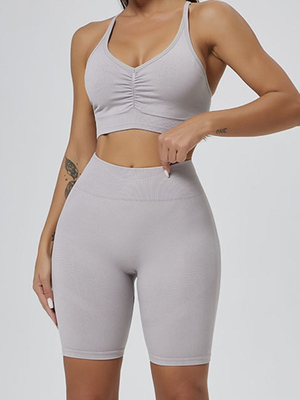 BUYCO Female Elastic Tight Folds Tracksuit
