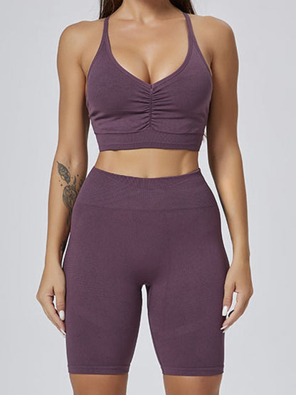 BUYCO Female Elastic Tight Folds Tracksuit