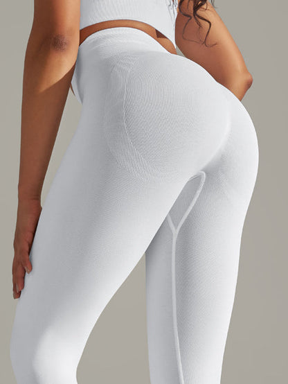 BUYCO Female Seamless Quick-drying Ruched Back Leggings
