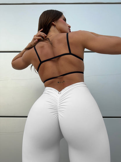 BUYCO Female Ruched Back Deep V Back Leggings X Carmen⭐
