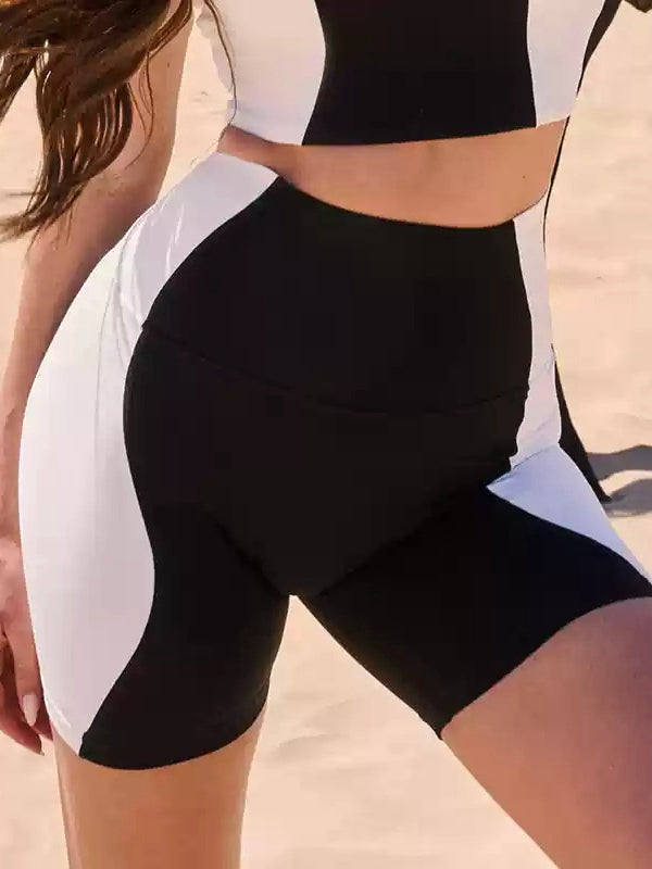 BUYCO Female Contrast Color Lift Fit Shorts
