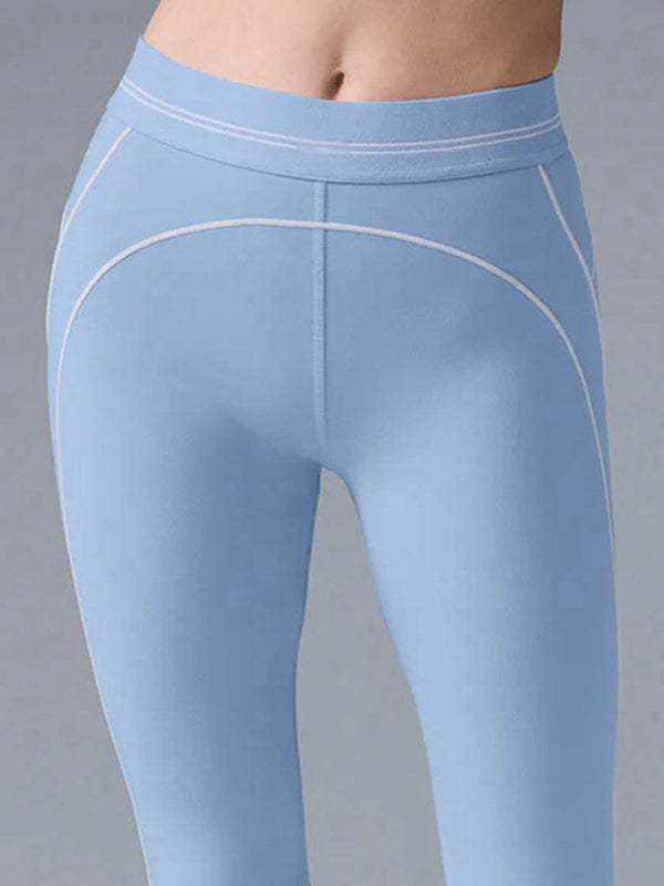 BUYCO Female Contrast Color Push-lift Shorts
