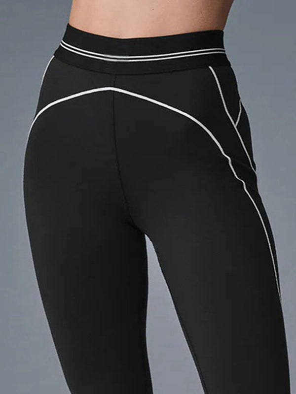 BUYCO Female Contrast Color Push-lift Shorts