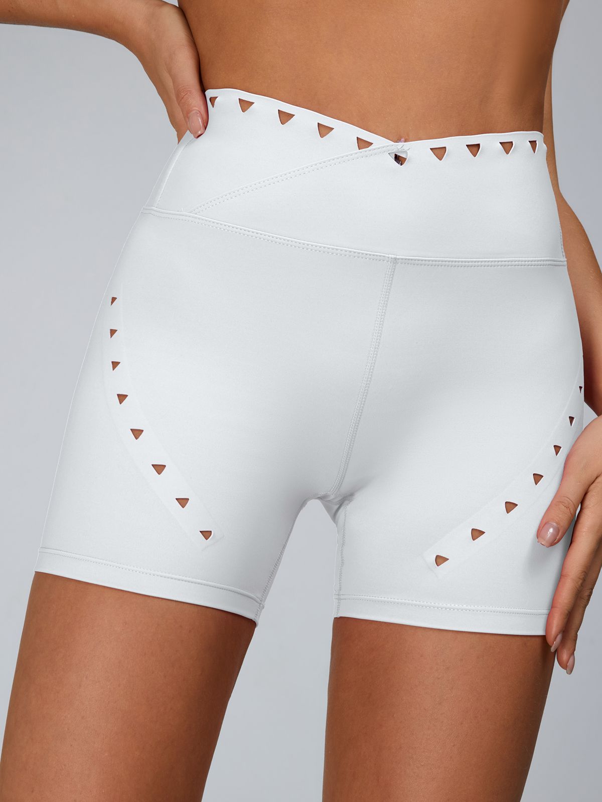 BUYCO Female Cutout V Shape Waist Leggings