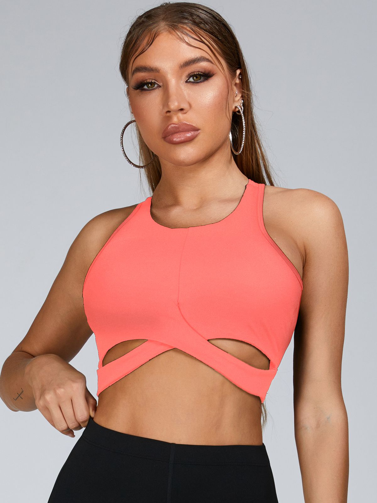 BUYCO Female Cutout Backless Sports Bras