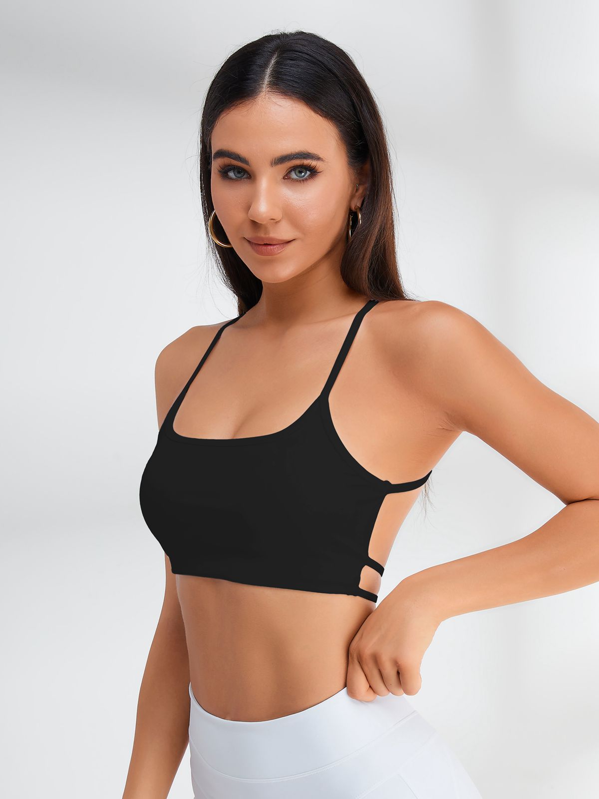 BUYCO Female Halter Beautify Back Sports Bras