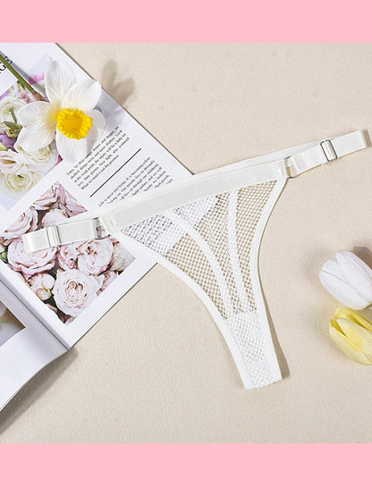 BUYCO Female Mesh Solid Color Panties