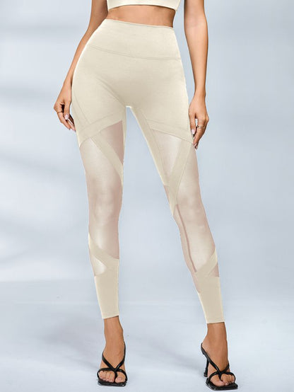 BUYCO Female Fitted Sheer Mesh Hip-lift Tracksuit