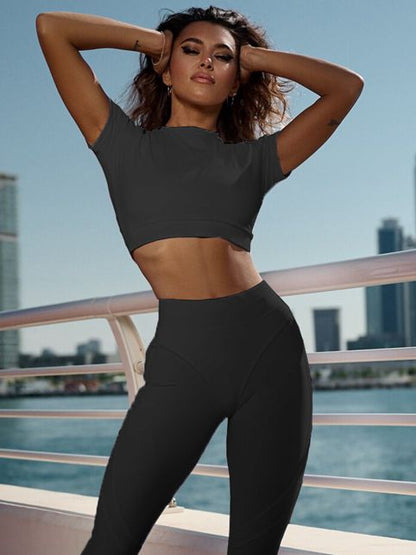 BUYCO Female Extra Fitted Push-Up "Juicy White" Short Sleeves