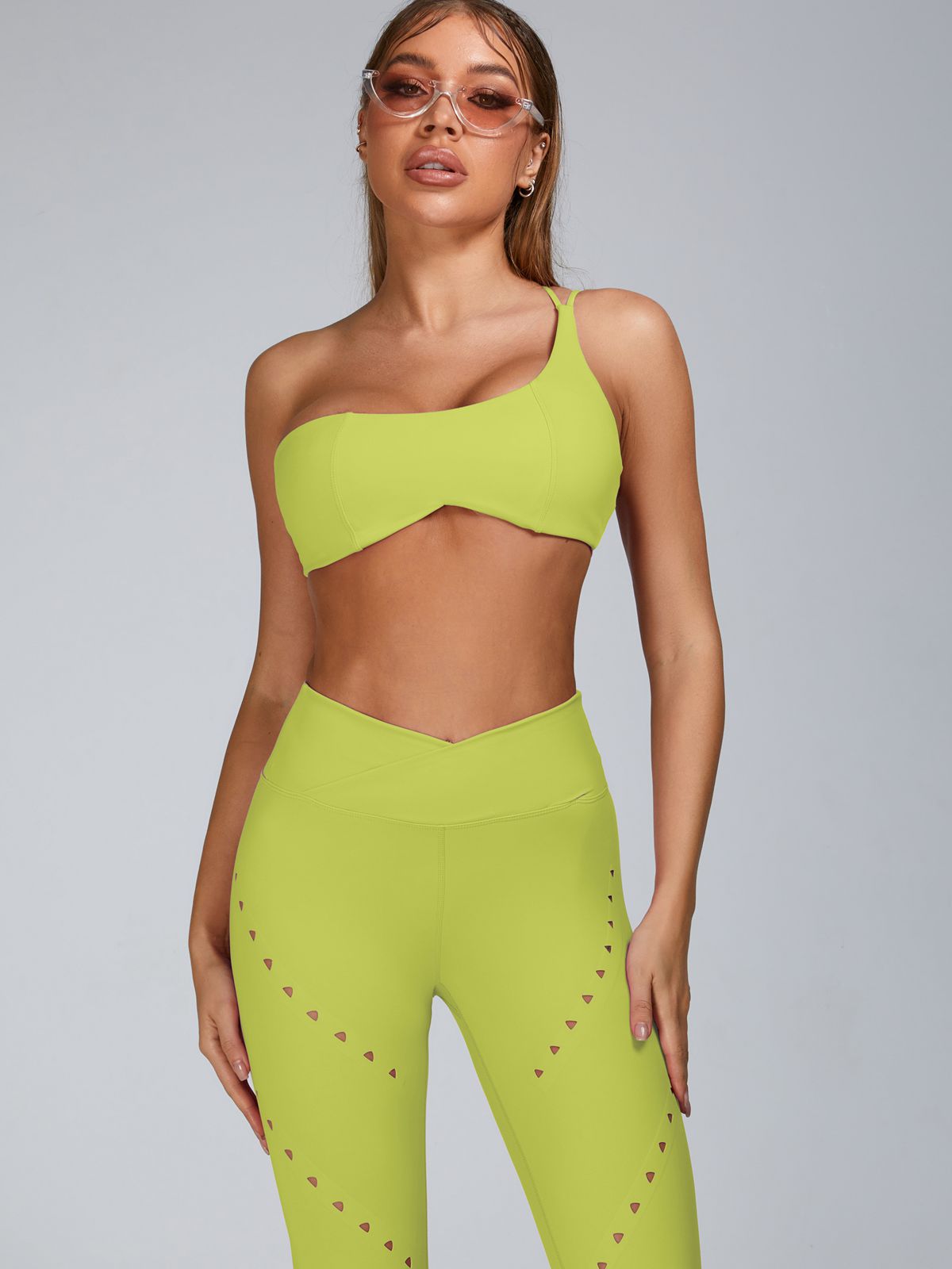 BUYCO Female Cutout V Shape Waist Leggings