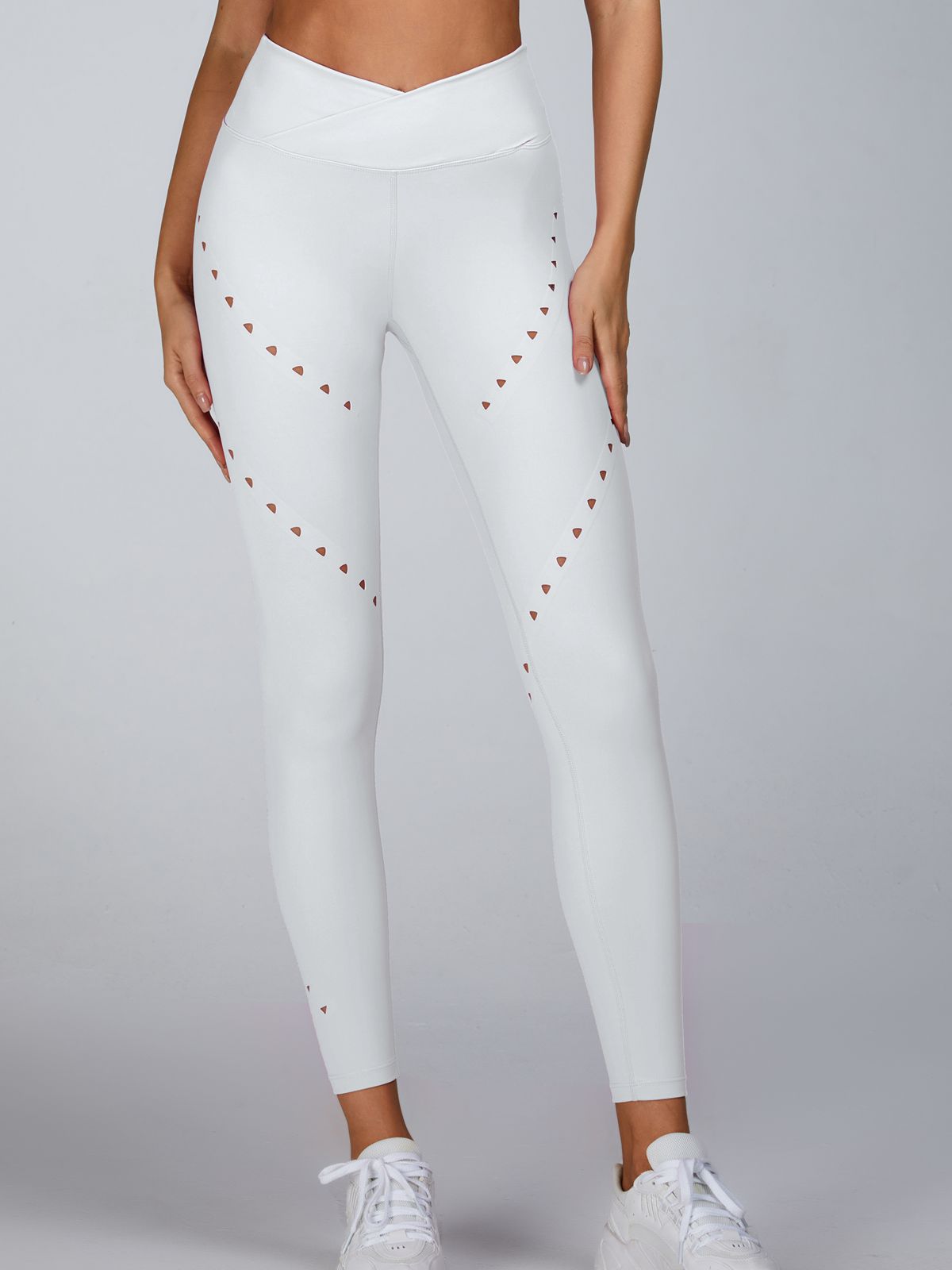 BUYCO Female Cutout V Shape Waist Leggings