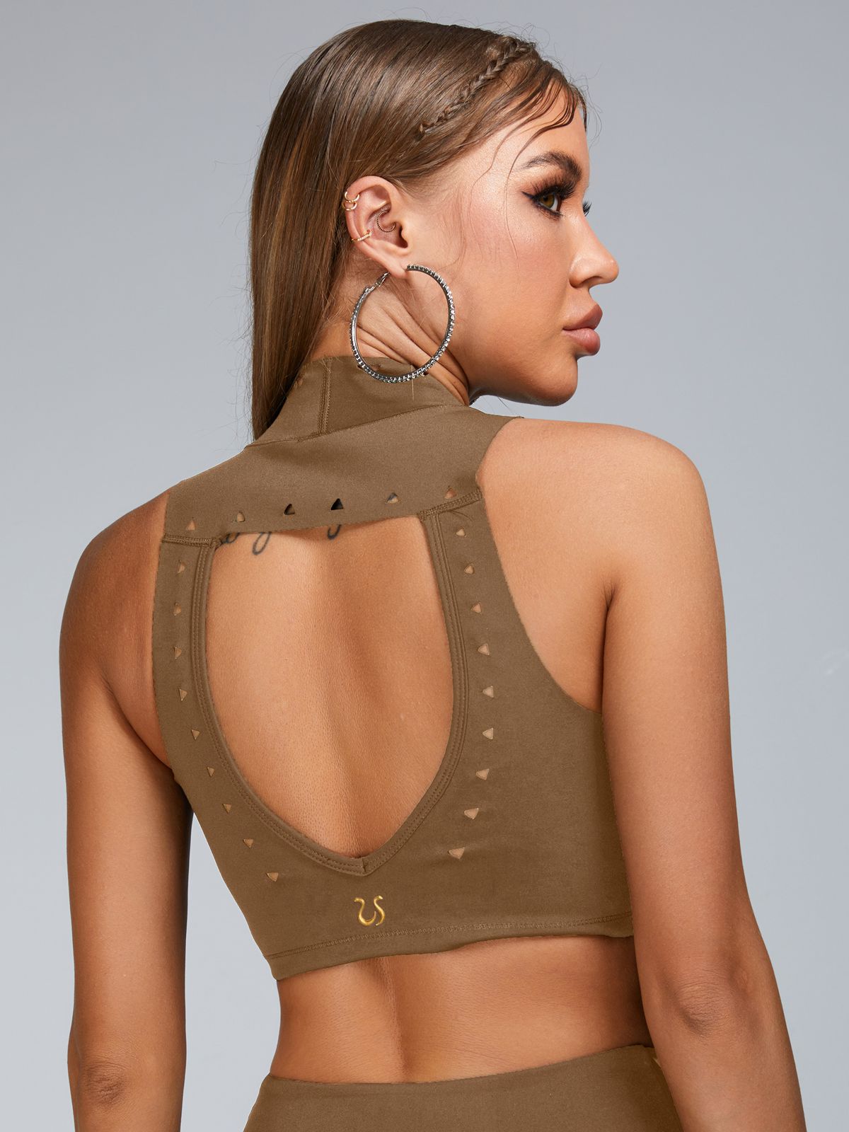 BUYCO Female Cutout V Shape Waist Skirt