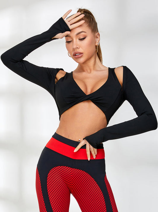 BUYCO Female Unique Twist With Pads Long Sleeves
