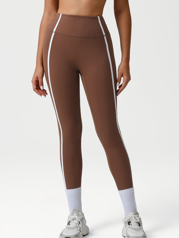 BUYCO Female Contrast Color Stripes Leggings
