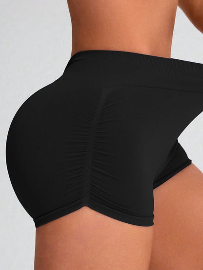 BUYCO Female Deep V Back Seamless Shorts