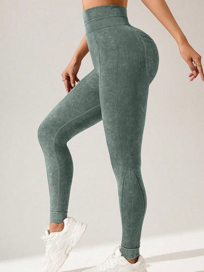 BUYCO Female Seamless Tie-Dye Printed Leggings
