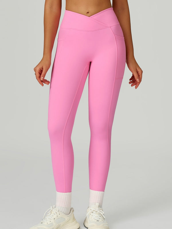 BUYCO Female V shape-waist Pocket Leggings