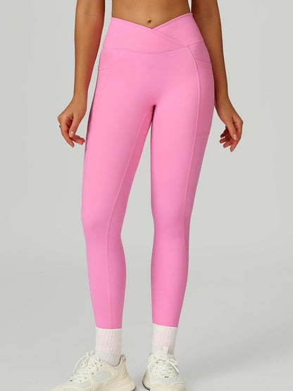 BUYCO Female V shape-waist Pocket Leggings