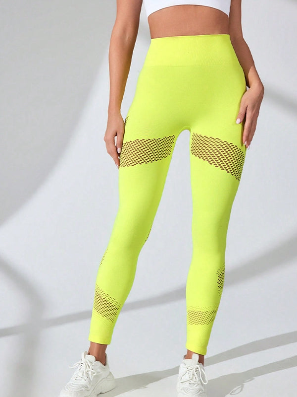 BUYCO Female Fitted Fishnet Quick-dry Leggings