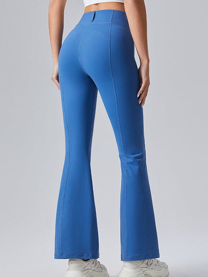 BUYCO Female Fitted Denim Zipper Flare Leggings