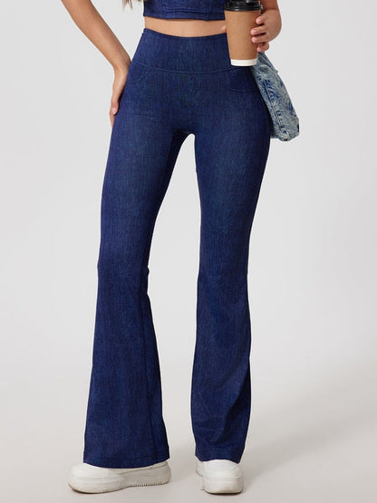 BUYCO Female Faux Denim Quick Flare Leggings