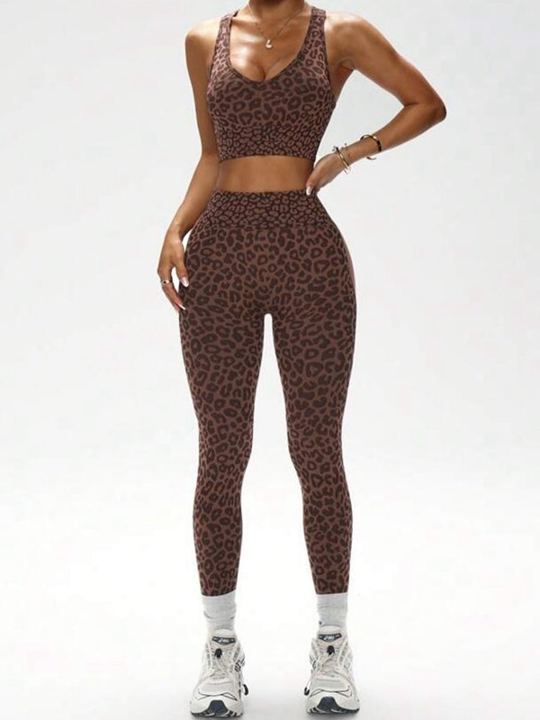 BUYCO Female Leopard Print Tracksuit