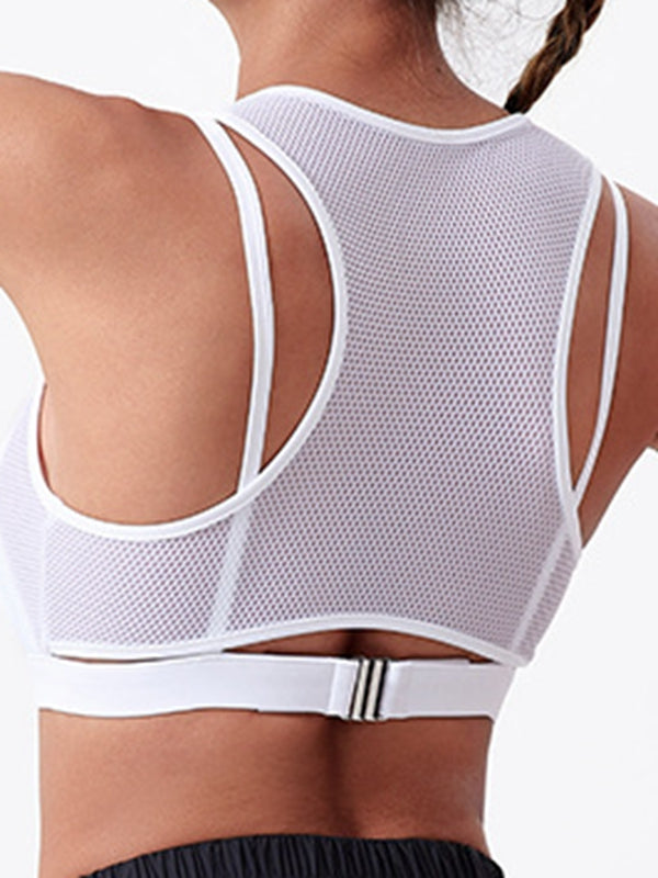 BUYCO Female Fishnet Yoga Sports Bras