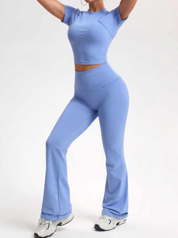 BUYCO Female Basic Flare Yoga Tracksuit