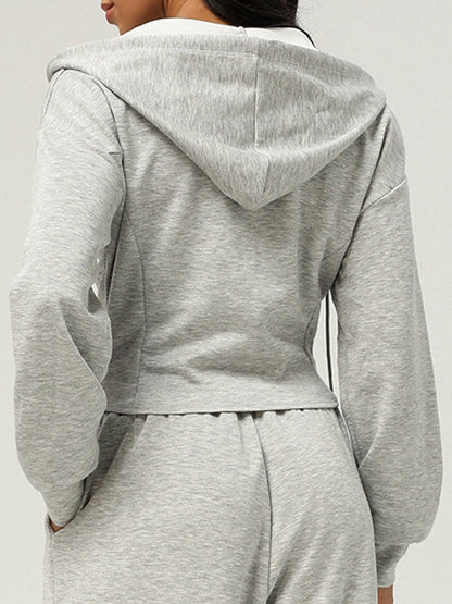 BUYCO Female Zipper Pocket With Hat Jacket