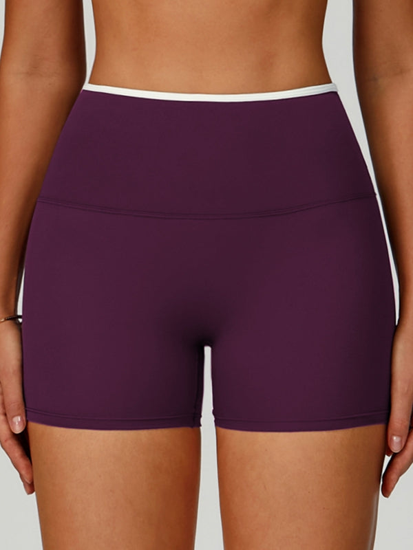 BUYCO Female Contrast Color Cross Back Sports Bras