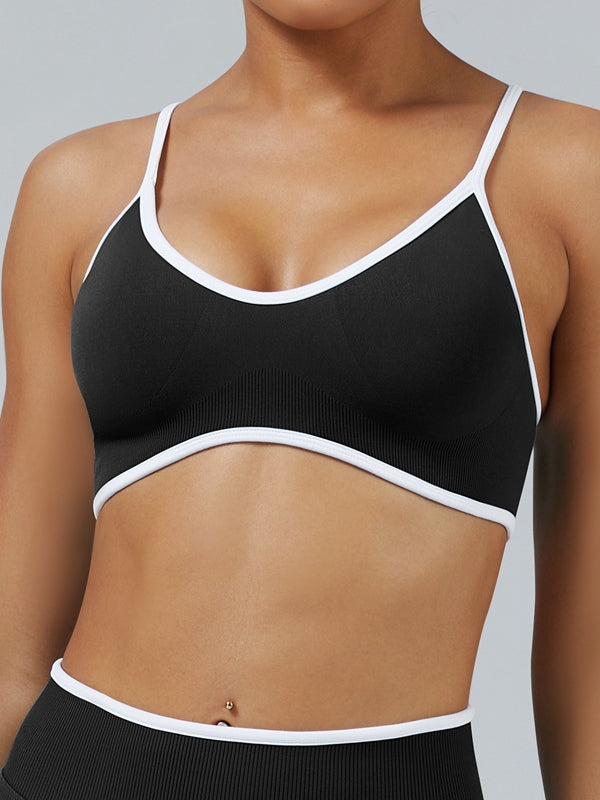 BUYCO Female Stripes Seamless High-rise Shorts