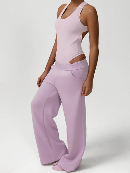 BUYCO Female Pocket Casual Cross Back Tracksuit