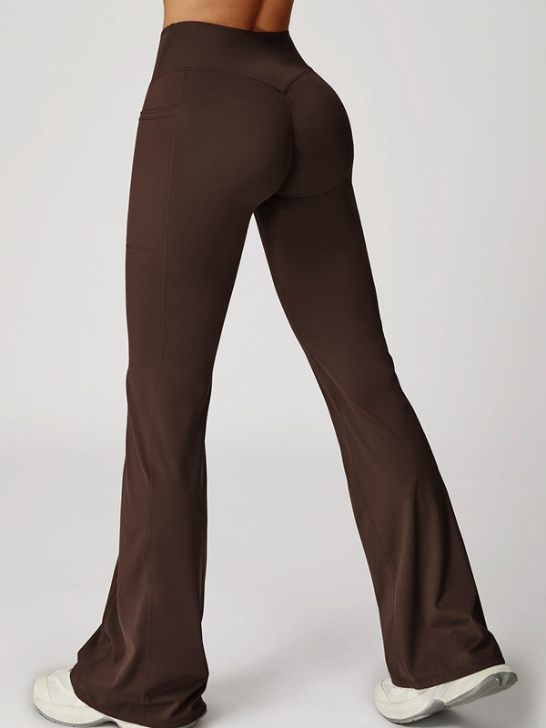 BUYCO Female V shape-waist Flare Leggings
