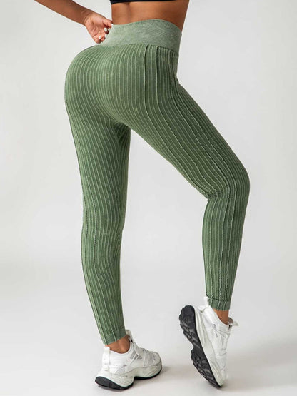 BUYCO Female Ribbed V Shape Waist Leggings